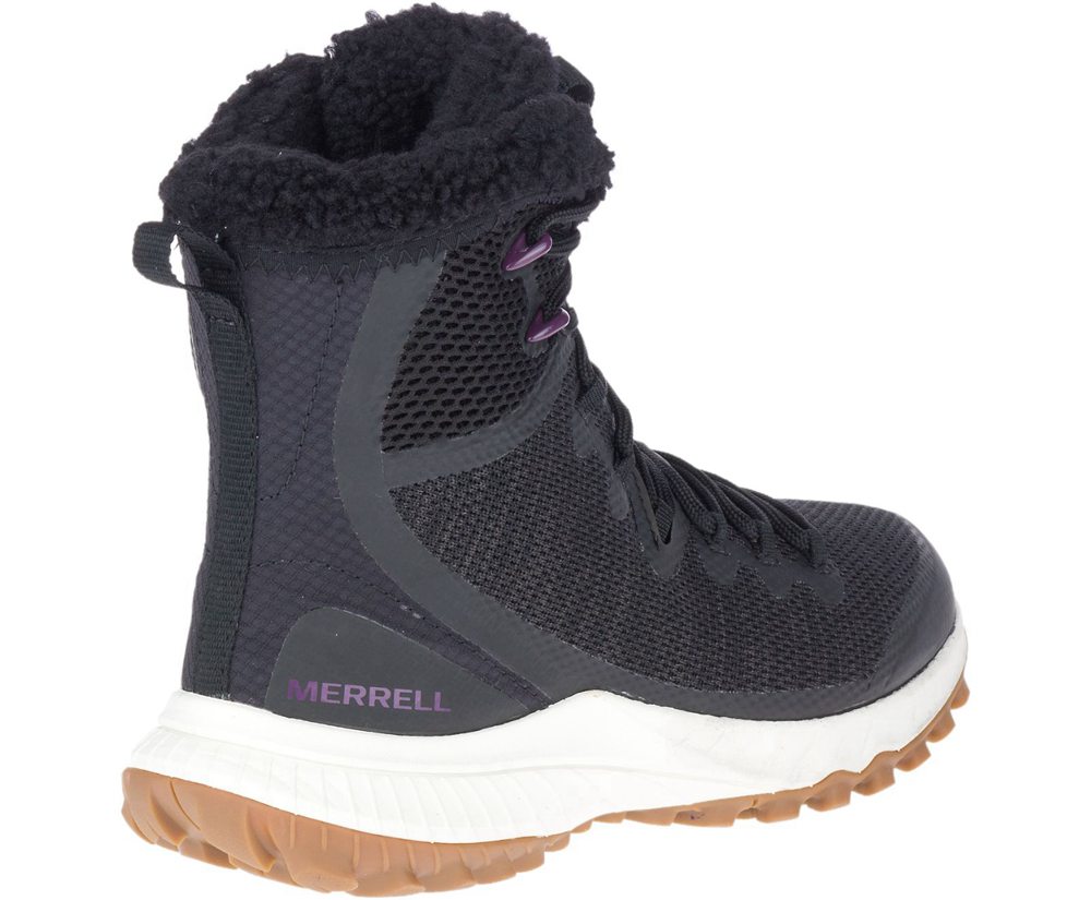 Merrell Boots Black - Bravada Knit Polar Waterproof - Womens 26OUWFRDS